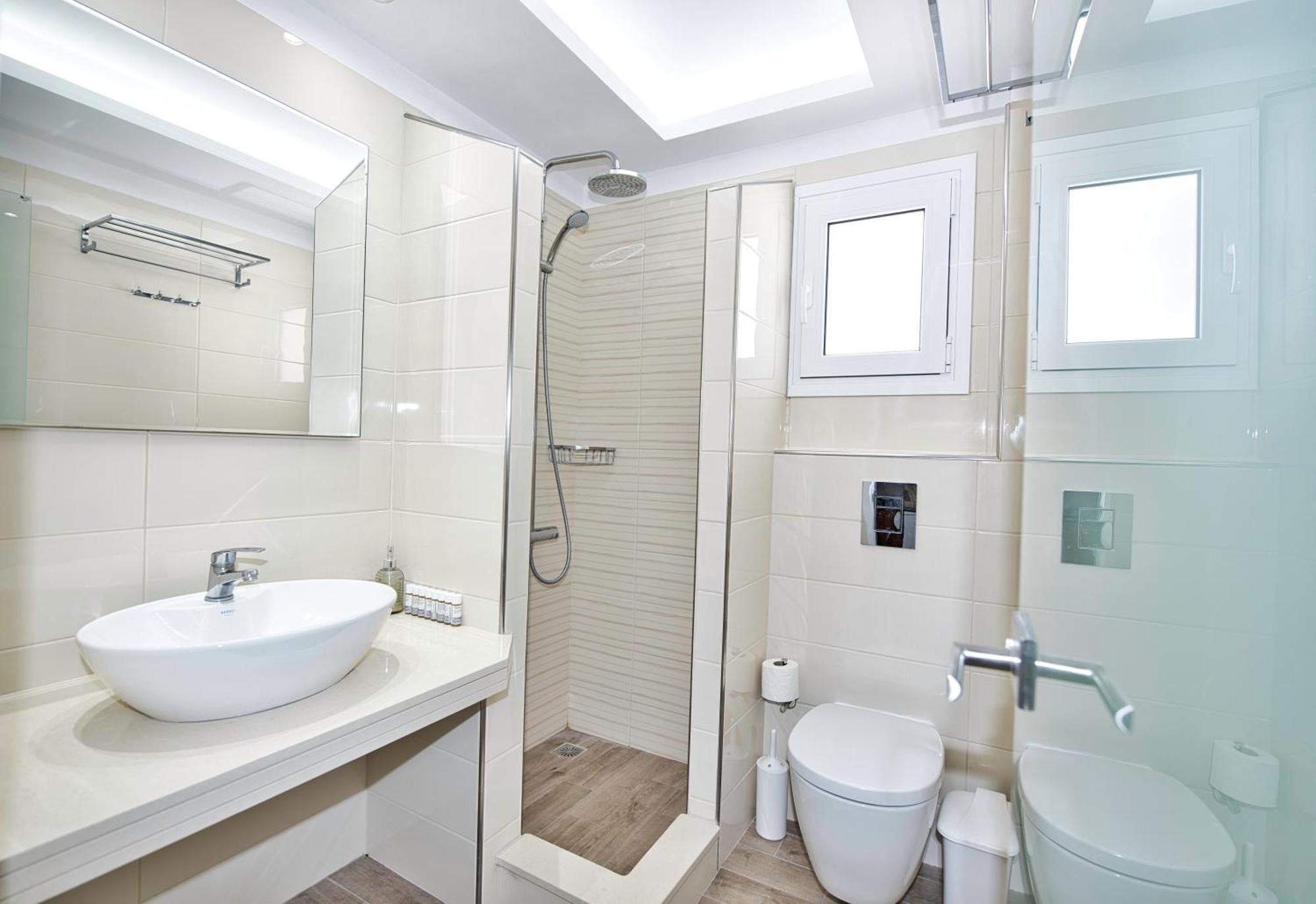 Villa Nikos Karamolegkos Kamari Bagian luar foto